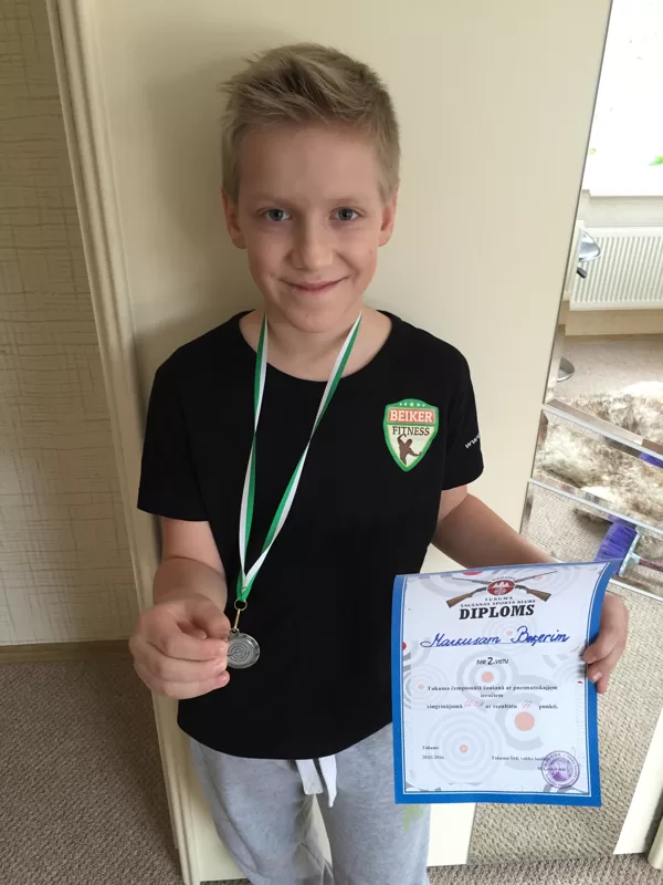 Jaunās paaudzes sportists - #BeikerFitnessTeam Markuss. Tukuma čempionātā šaušanā ar pneim